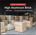 High Alumina Fire Brick 220mm Alkali Resistant Refractory Brick For Heating Furnace Kiln And Industrial Lining
