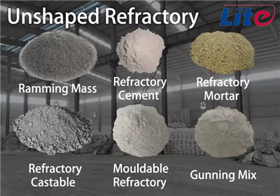 Types Of Unshaped Refractory Materials