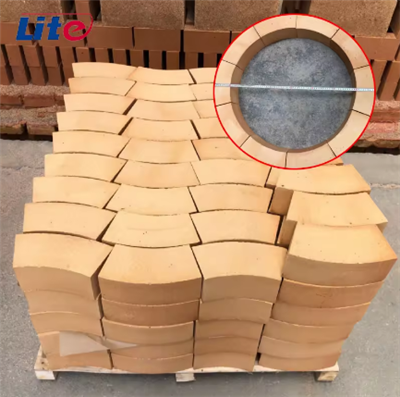 SK34 42% Al₂O₃ Arc - Shaped Refractory Brick For Furnaces And Kilns